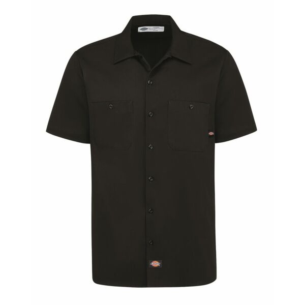 Men's Industrial Short Sleeve Cotton Work Shirt Thumbnail