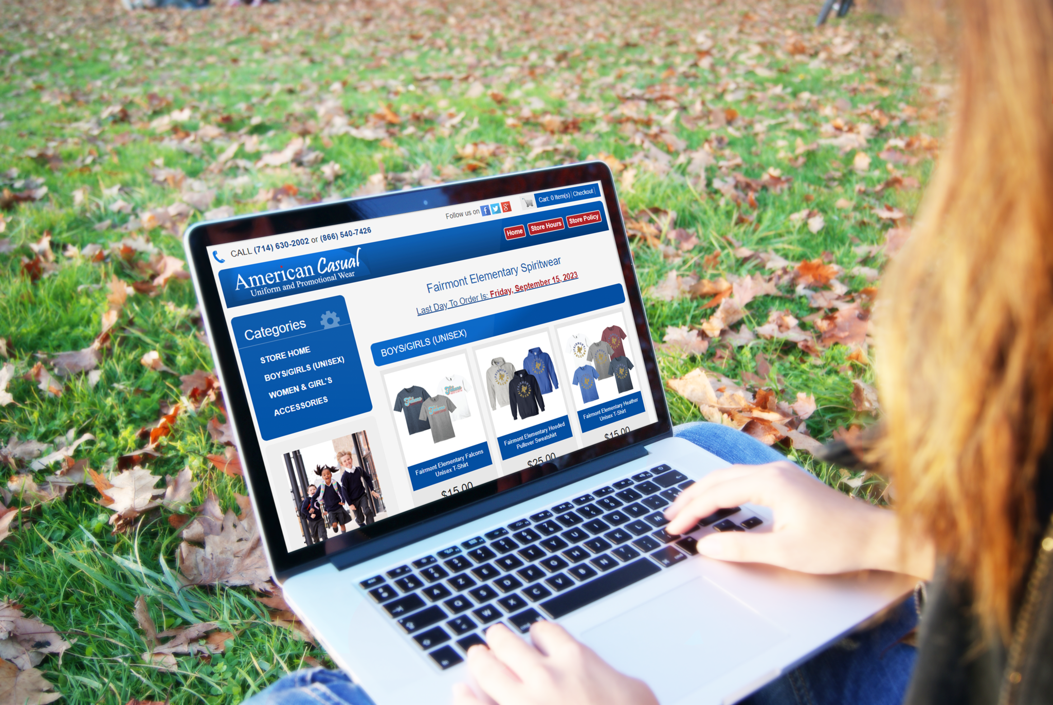 WEBSTORE BOOSTER PROGRAM FUNDRAISER SCHOOL STORE ONLINE ORDER