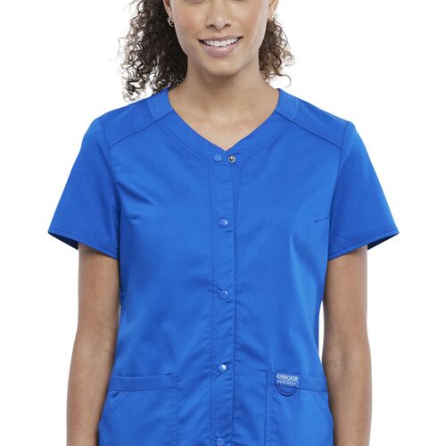 WW Revolution Snap Front V-Neck Top - Womens Thumbnail