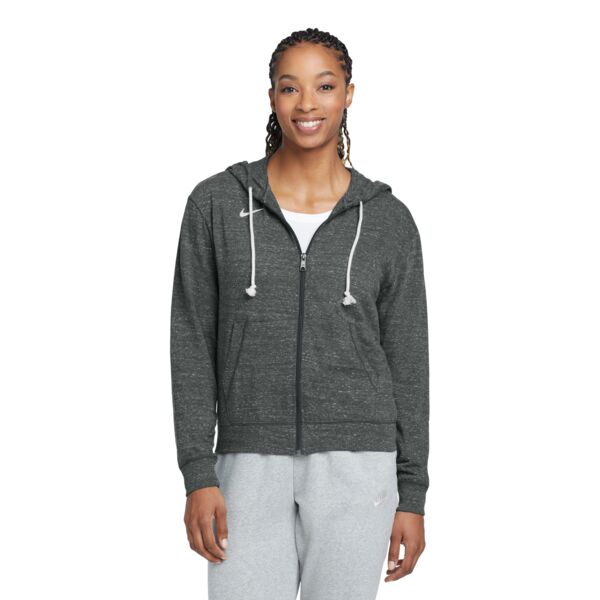 Ladies Gym Vintage Full Zip Hoodie Thumbnail