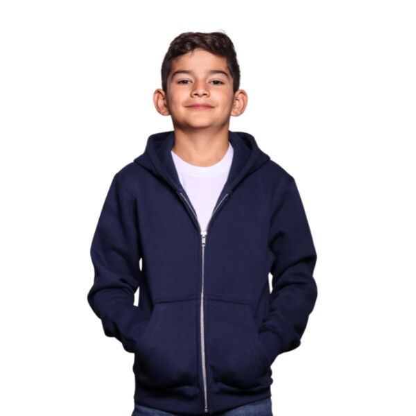 Youth Premium Zipper Fleece Hoody Thumbnail
