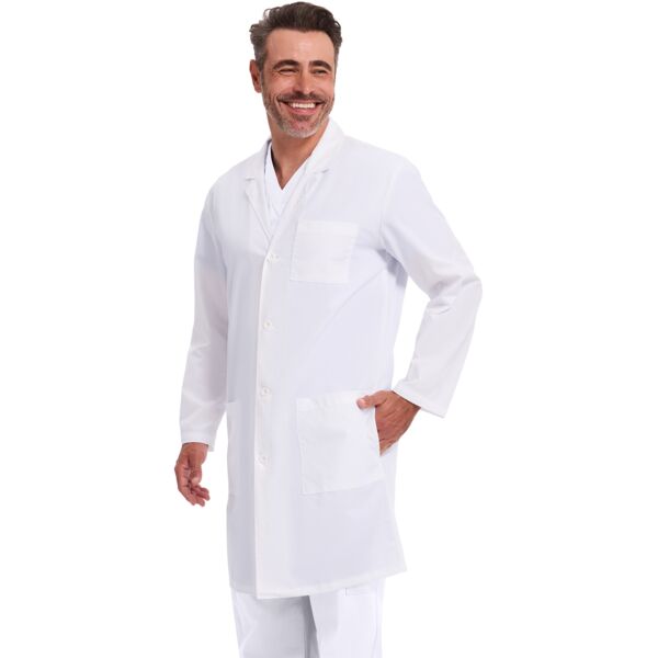 40" Unisex Lab Coat in White Thumbnail