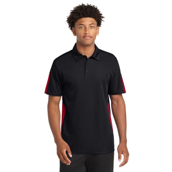 Sport-Tek® PosiCharge® Active Textured Colorblock Polo Thumbnail