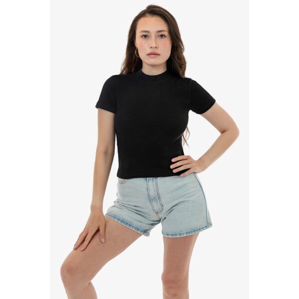 14/1 Rib Mock Neck Top Thumbnail