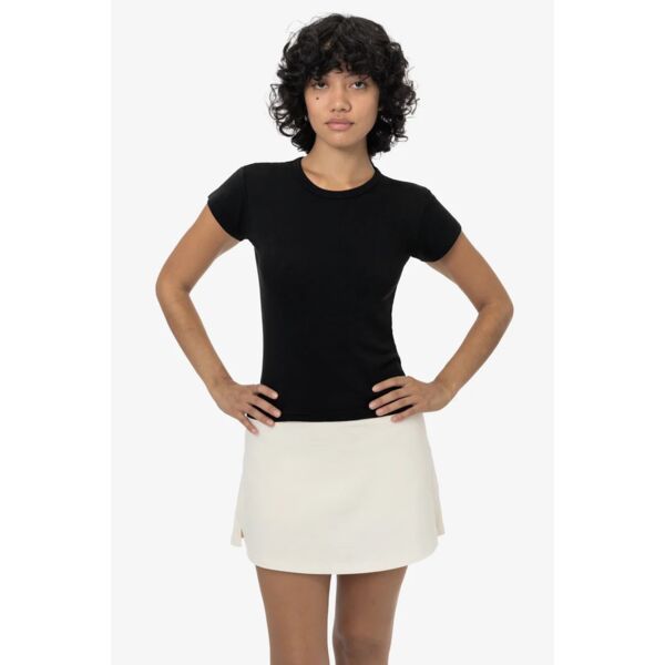 Garment Dye Cap Sleeve Baby Rib T-Shirt Thumbnail