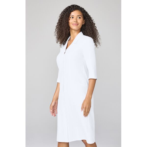 WW Originals Ultra 3/4 Sleeve Dress in White Thumbnail