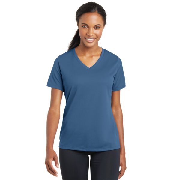 Ladies PosiCharge ™ RacerMesh ™ V Neck Tee Thumbnail